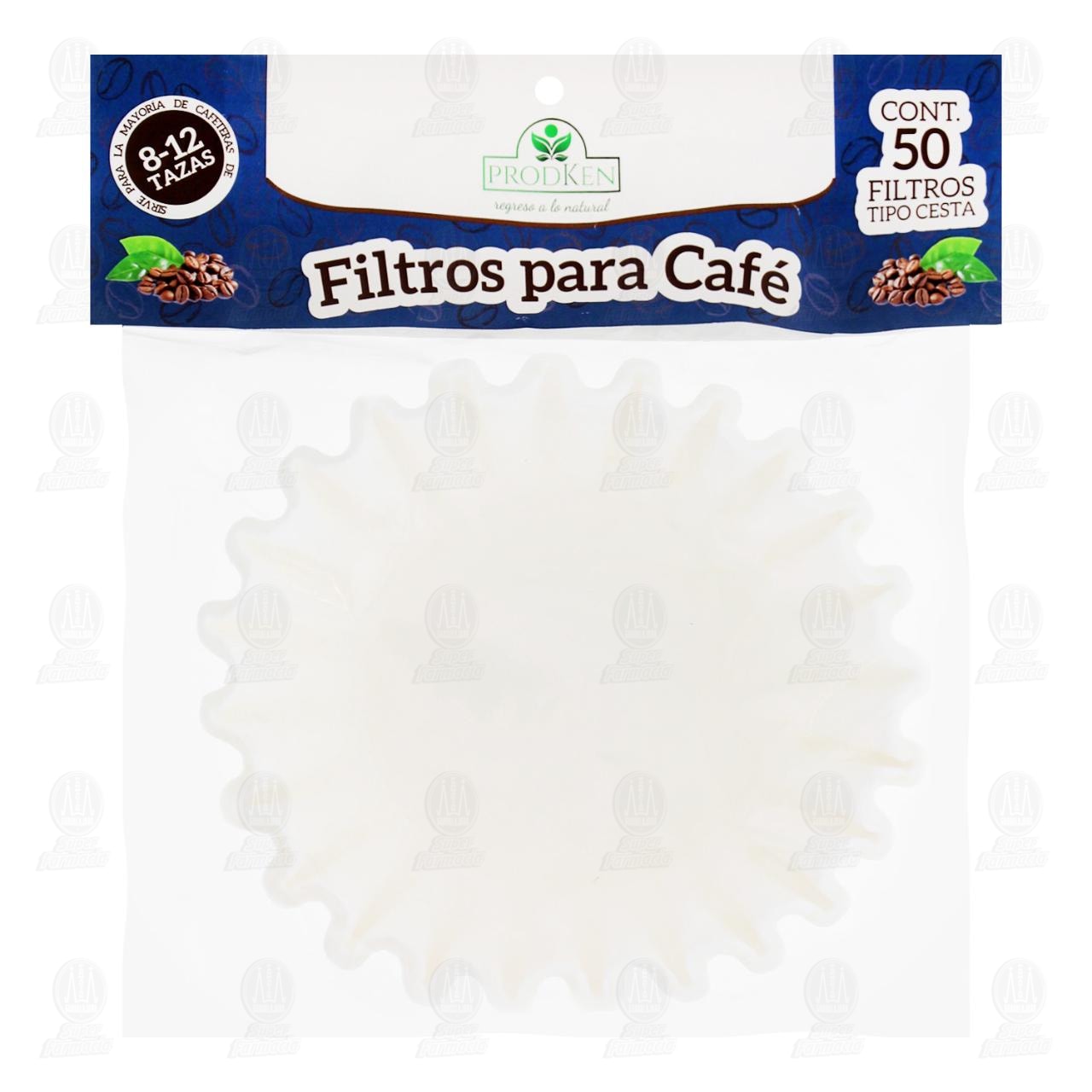Filtros para Café Prodken Tipo Cesta, 50 pzas. image number 0