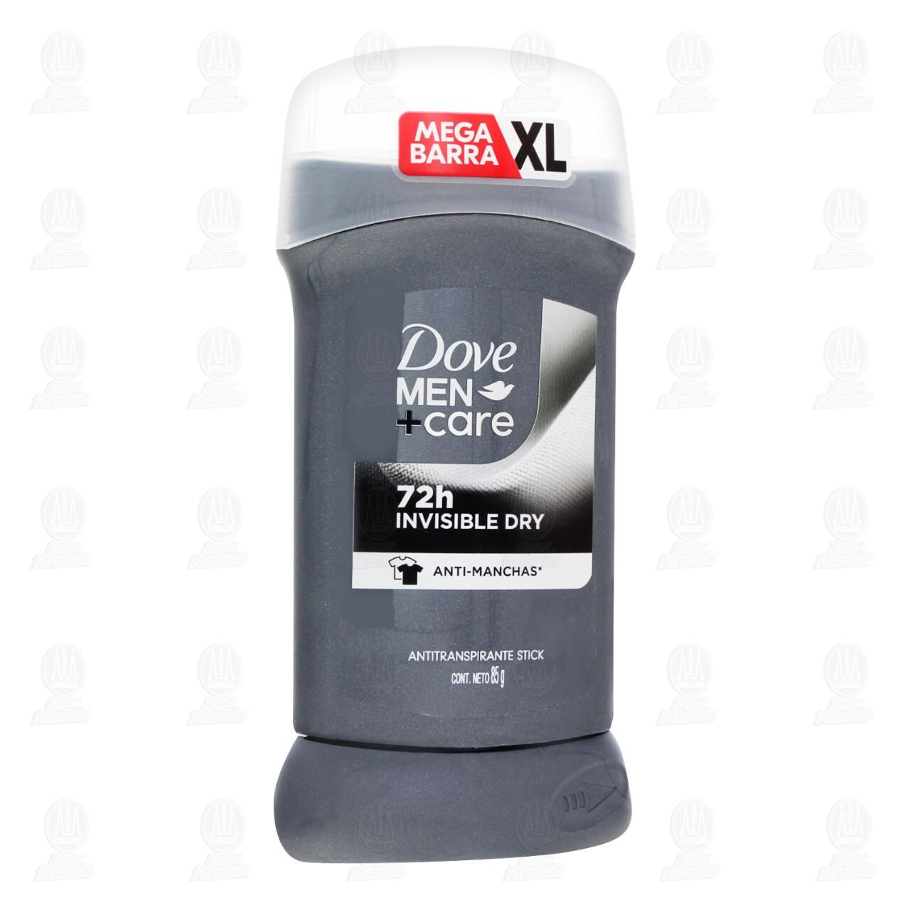 Antitranspirante Dove Men +Care Invisible Dry XL en Barra, 85 gr.