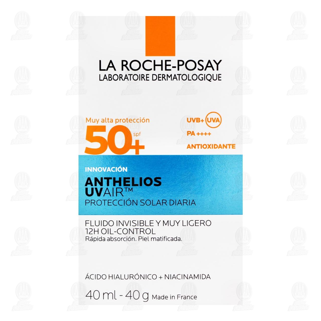 La Roche Posay Anthelios UVAir SPF 50+ Fluido Invisible, 40 ml. image number 1