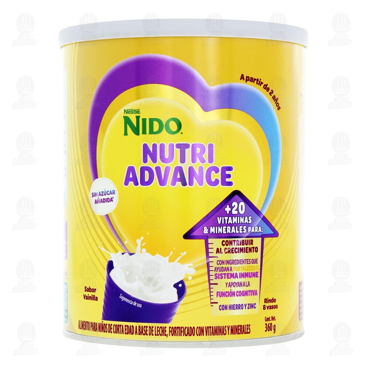 Alimento para Ni&ntilde;os Nido Nutri Advance Sabor Vainilla, 360 gr. image number 1