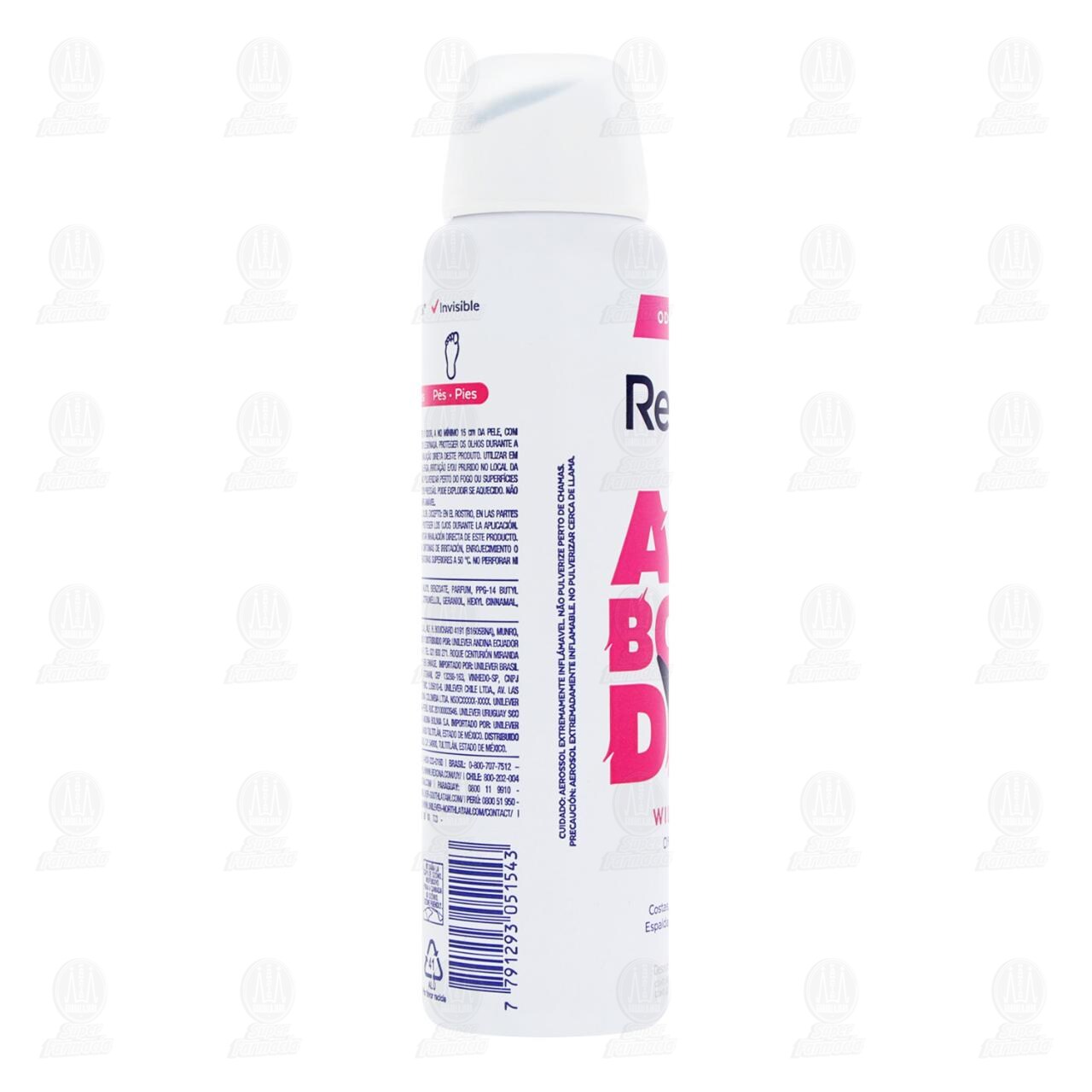 Desodorante Rexona All Body Deo Wild Rose en Aerosol, 150 ml. image number 4