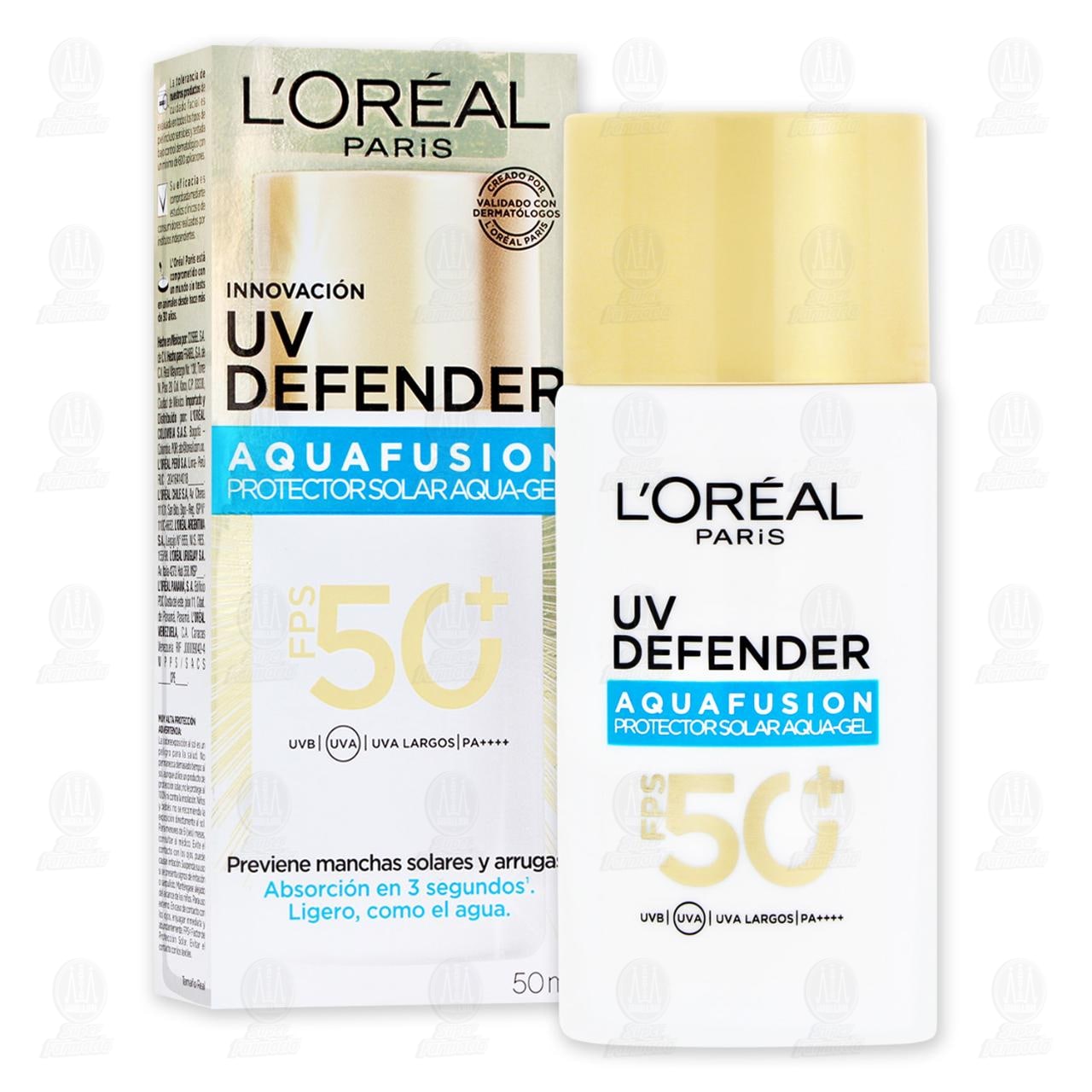 Protector Solar L?Or&eacute;al Paris UV Defender Aquafusion FPS 50+, 50 ml. image number 3