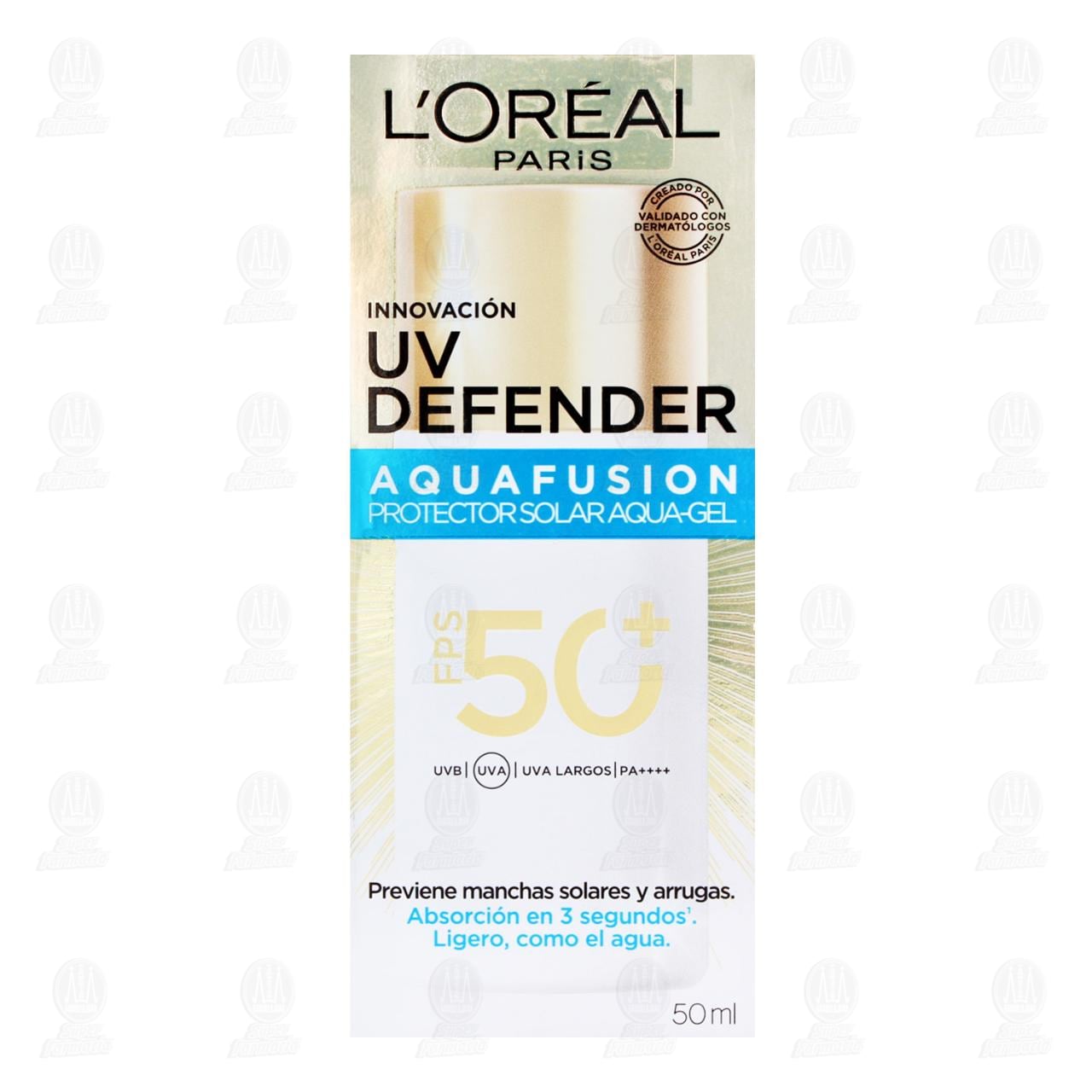 Protector Solar L?Or&eacute;al Paris UV Defender Aquafusion FPS 50+, 50 ml. image number 1