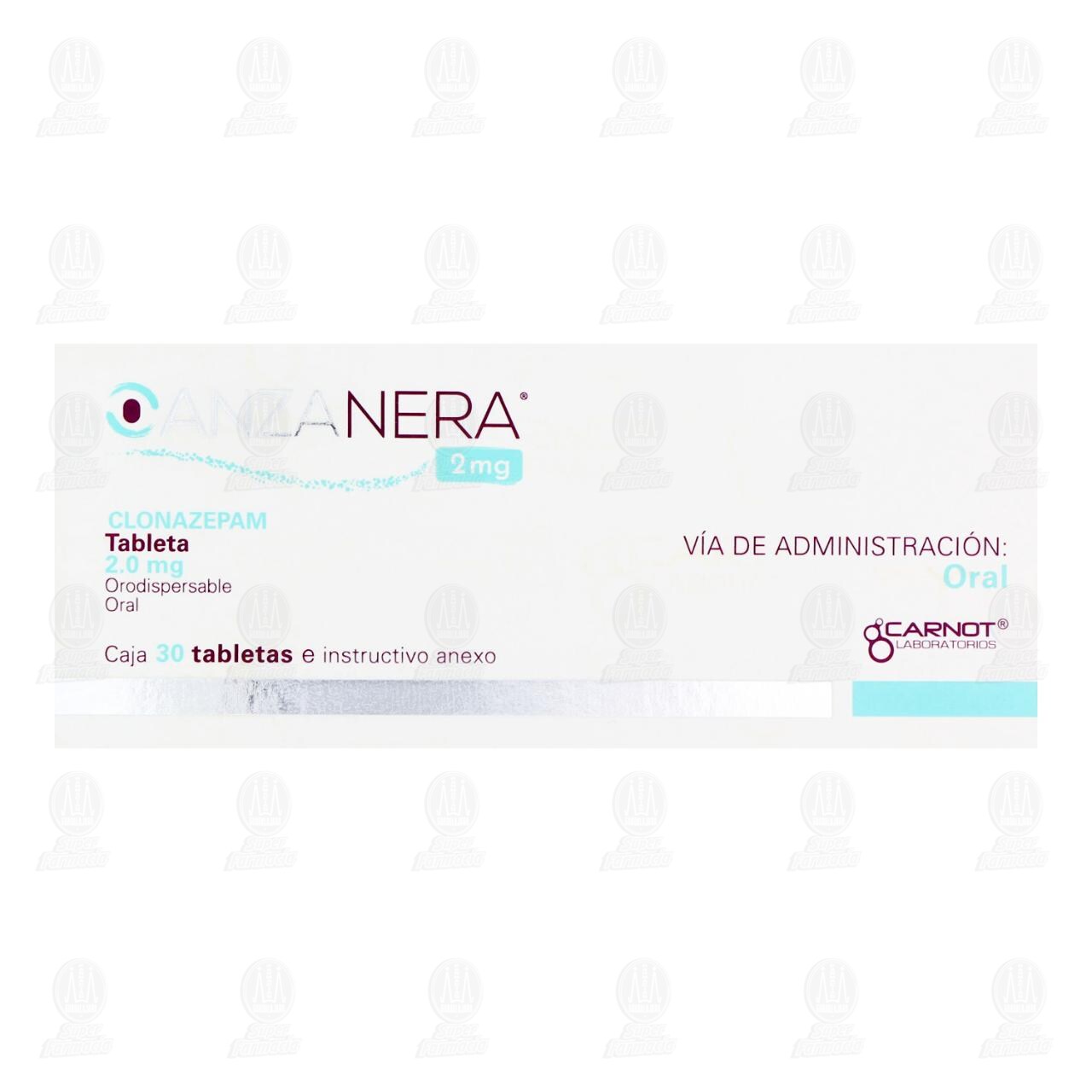 Anzanera 2 mg, 30 Tabletas Orodispersable. image number 1