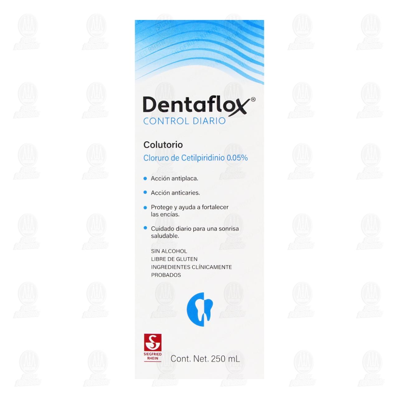 Dentaflox Control Diario Colutorio, 250 ml. image number 1