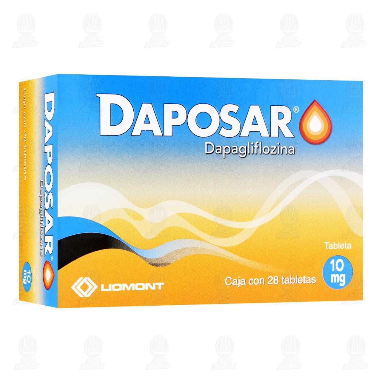Daposar 10 mg, 28 Tabletas. image number 0