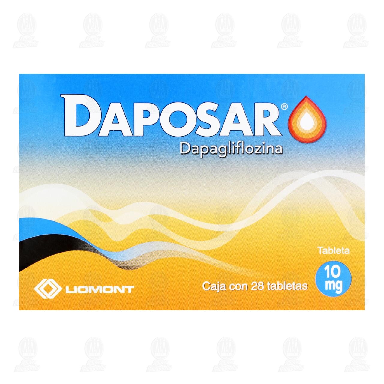 Daposar 10 mg, 28 Tabletas. image number 1