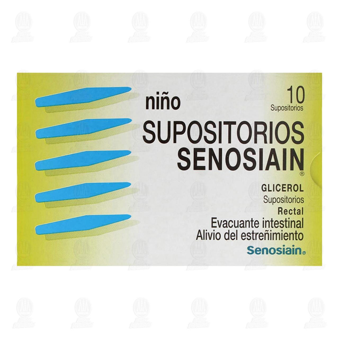 Senosiain Ni&ntilde;o, 10 Supositorios. image number 1