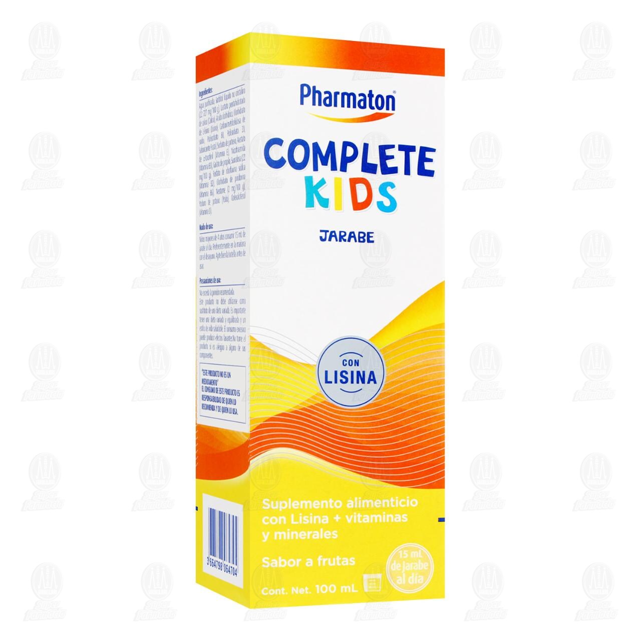 Pharmaton Complete Kids Jarabe Sabor a Frutas, 100 ml.