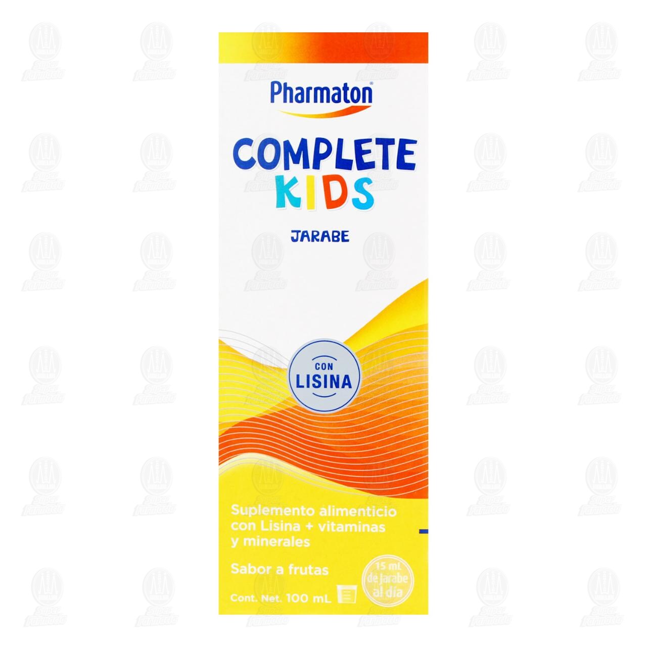 Pharmaton Complete Kids Jarabe Sabor a Frutas, 100 ml. image number 1