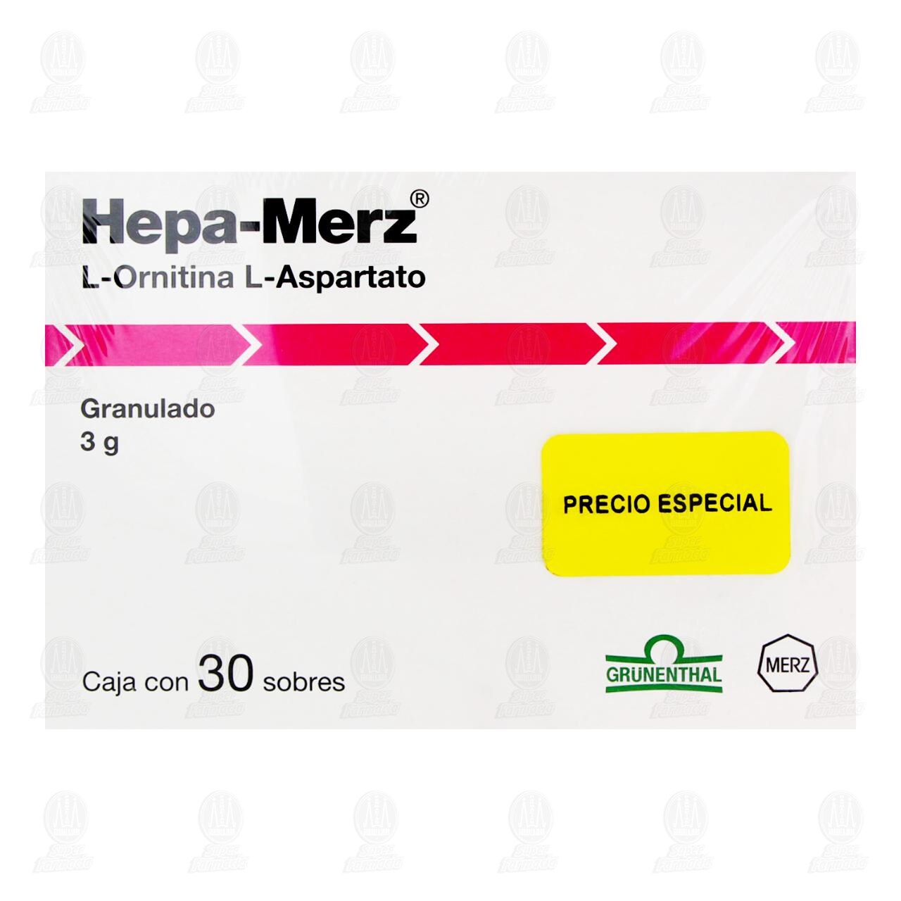Pack Hepa-Merz 3 gr, 2 Cajas con 30 Sobres Granulados c/u. image number 1