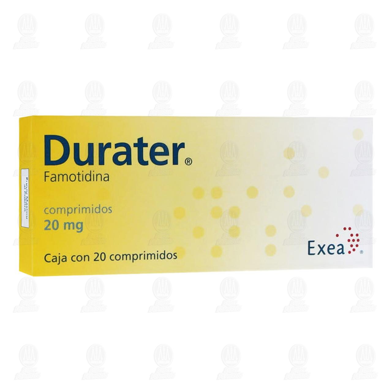 Durater 20 mg, 20 Comprimidos. image number 0