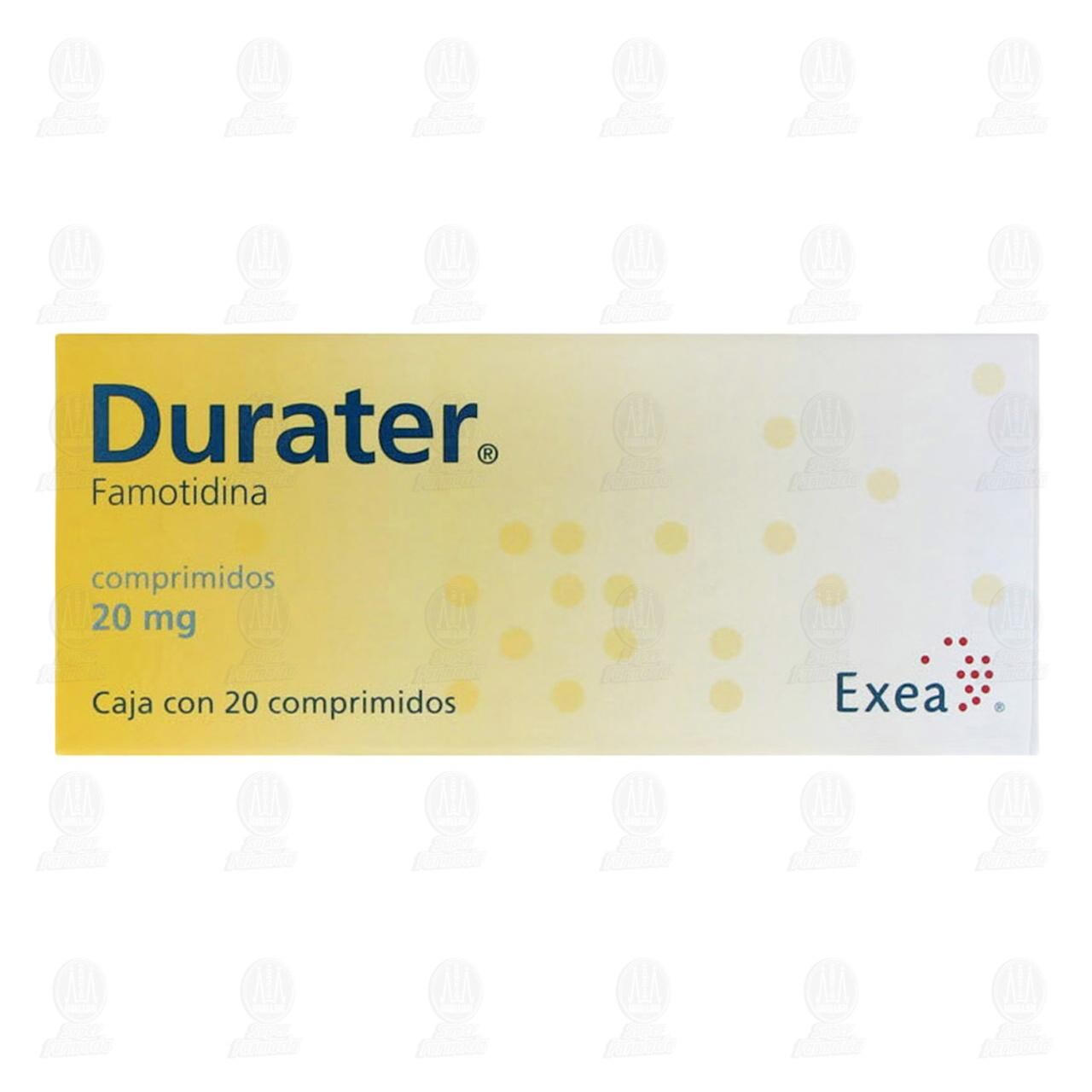 Durater 20 mg, 20 Comprimidos. image number 1