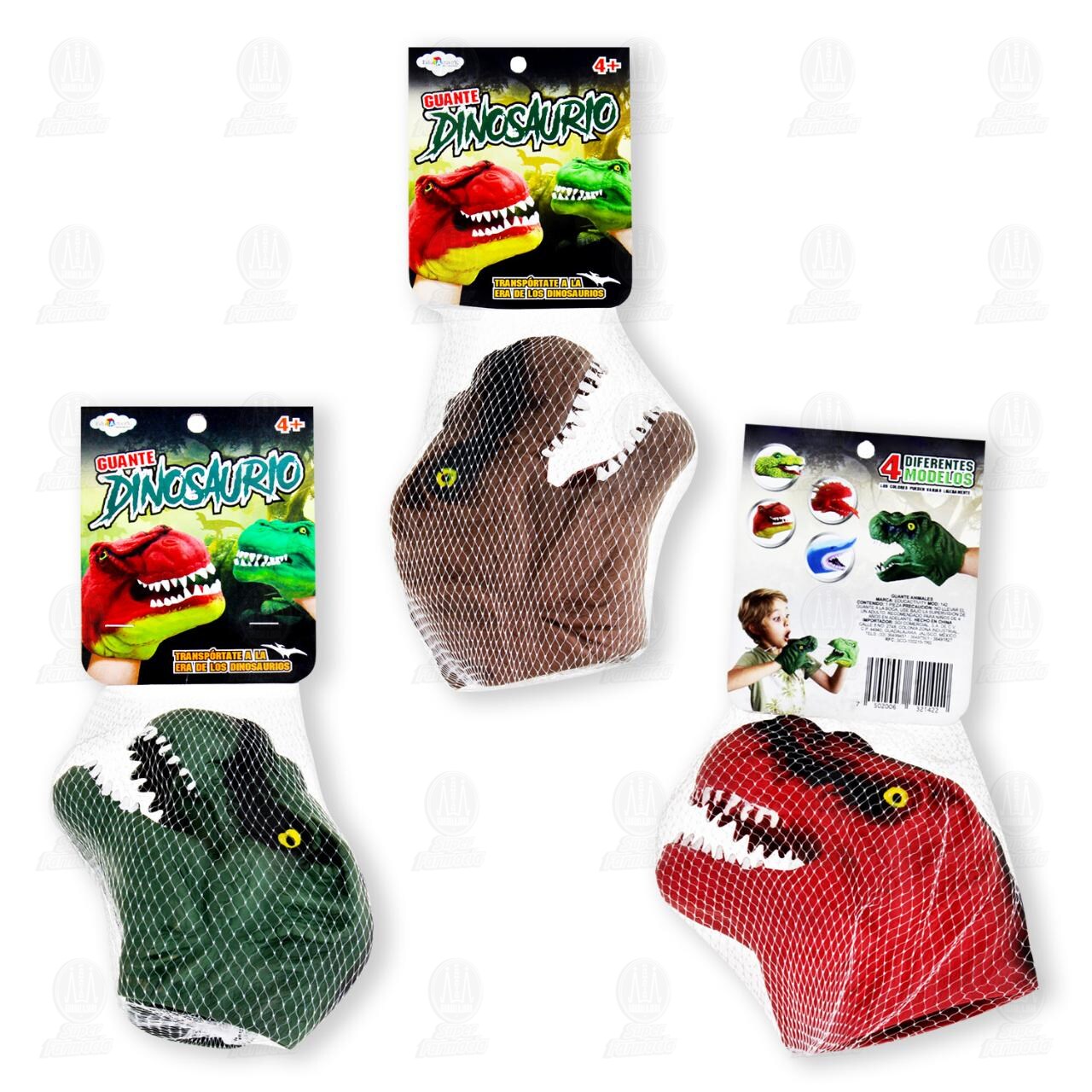 Guante Dinosaurio EducActivity Varios Colores, 1 pz. image number 2