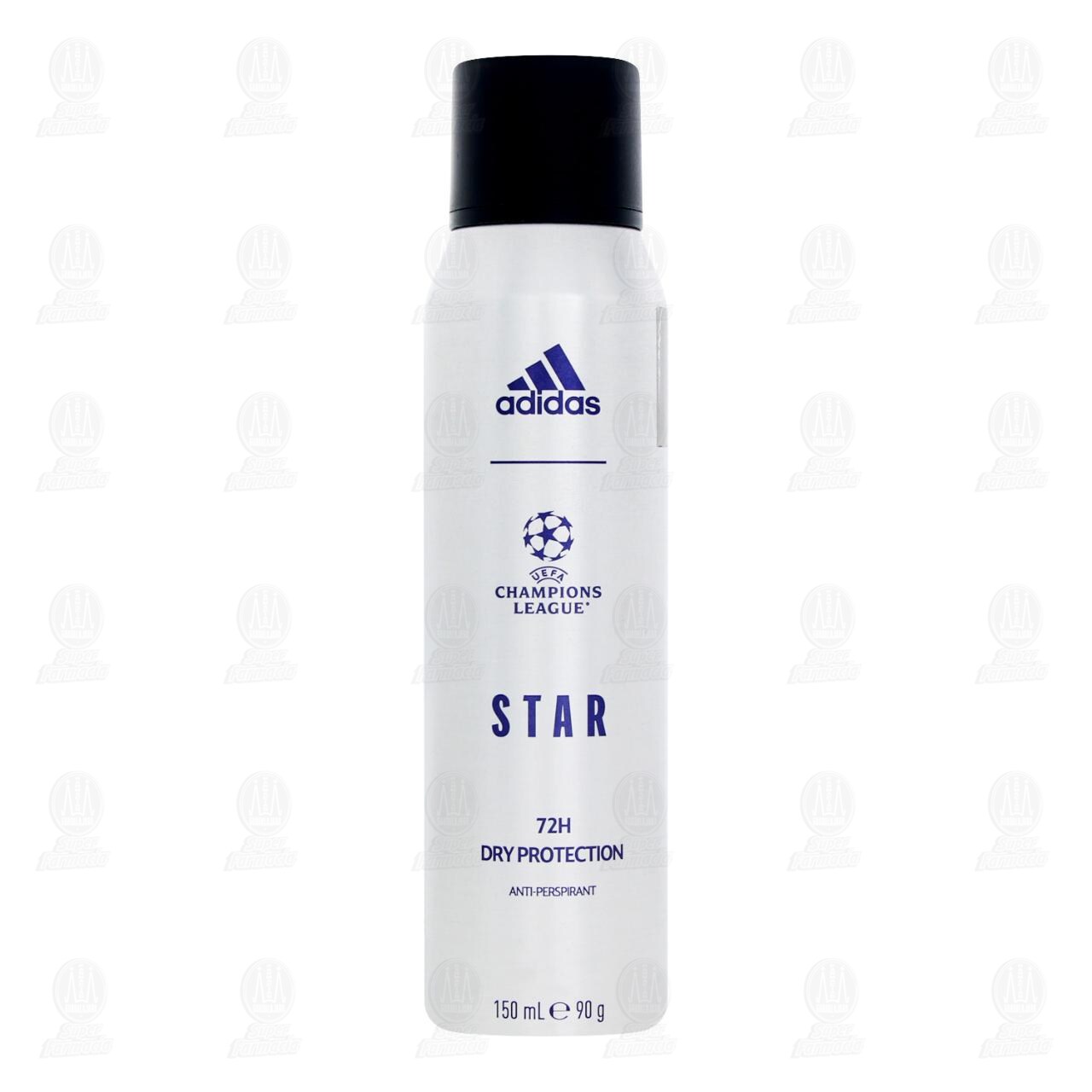 Desodorante Adidas Champions League Star Dry Protection en Aerosol, 150 ml. image number 1