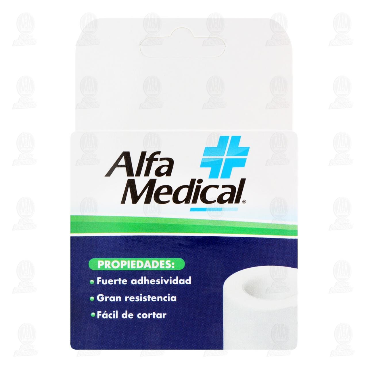 Tela Adhesiva Alfa Medical Color Blanco 5 cm x 5 m, 1 pz. image number 2