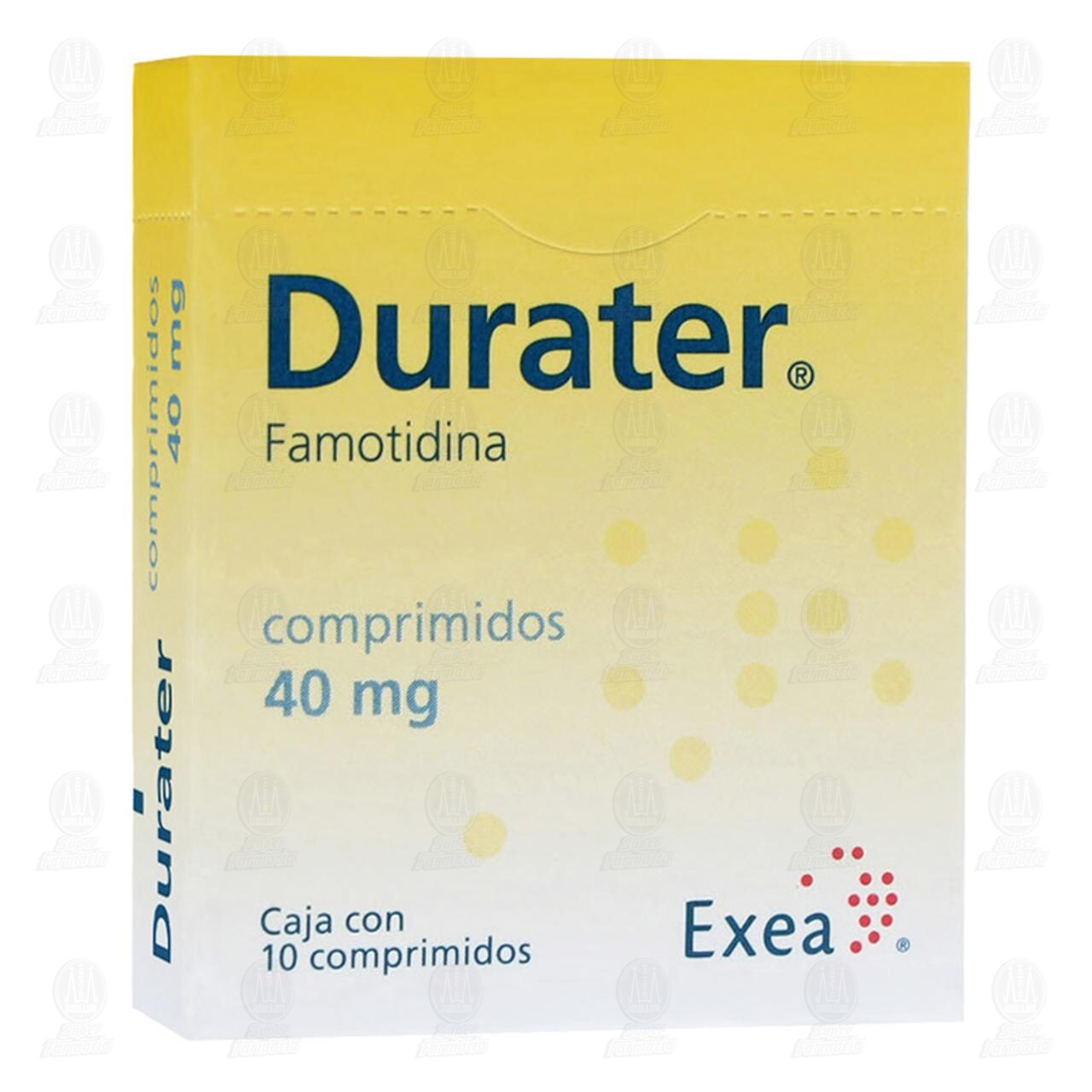 Durater 40 mg, 10 Comprimidos. image number 0