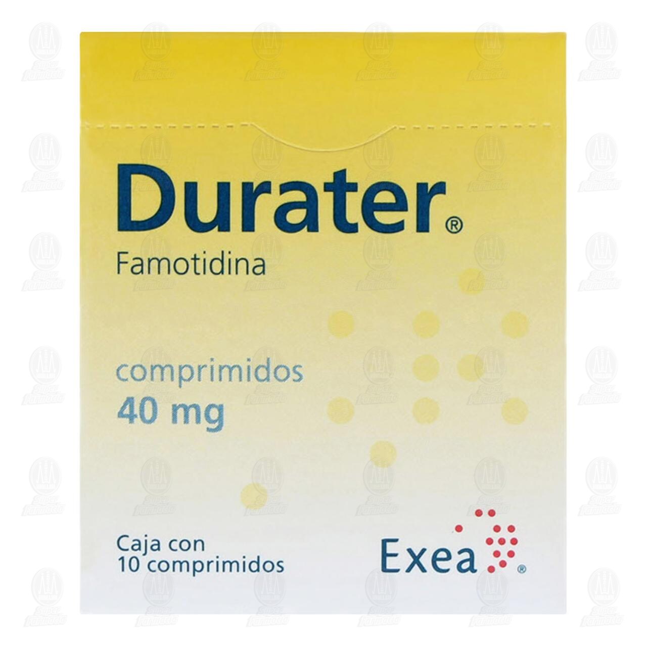 Durater 40 mg, 10 Comprimidos. image number 1