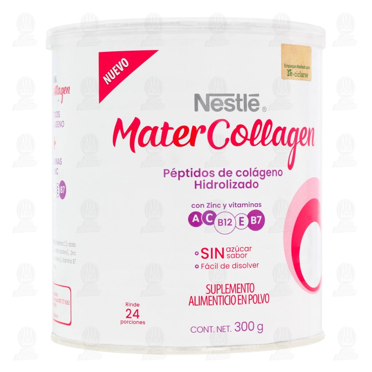 Imagen para Mater Collagen Nestlé Péptidos de Colágeno Hidrolizado, 300 gr.