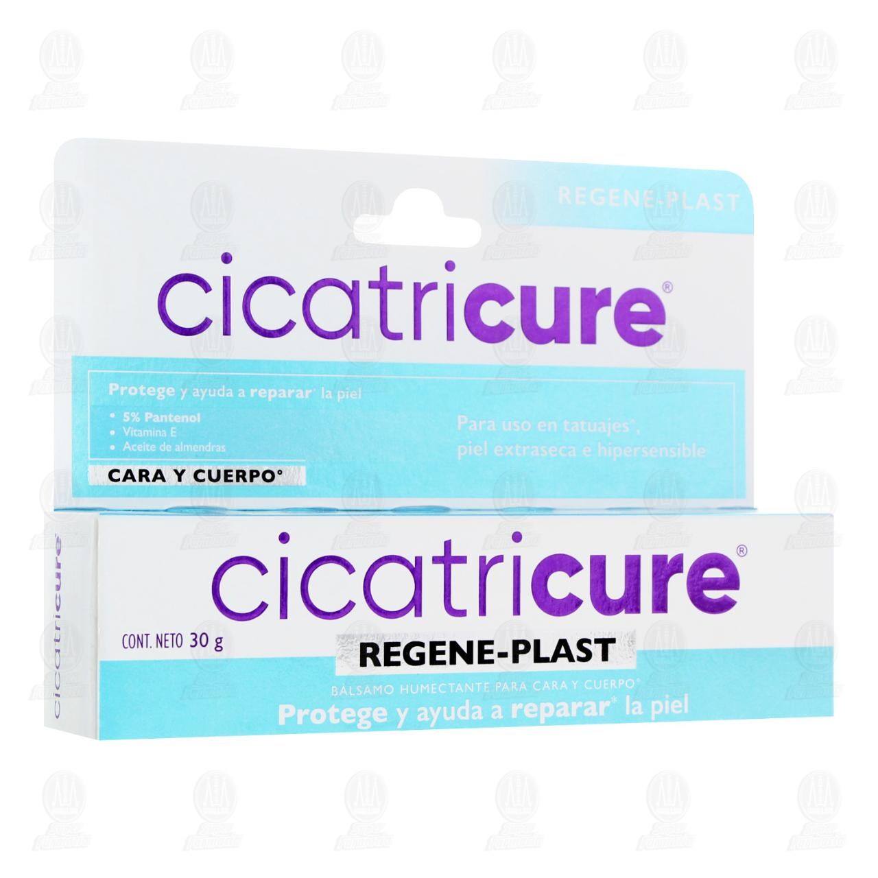 B&aacute;lsamo Humectante Cicatricure Regene-Plast para Cara y Cuerpo, 30 gr.