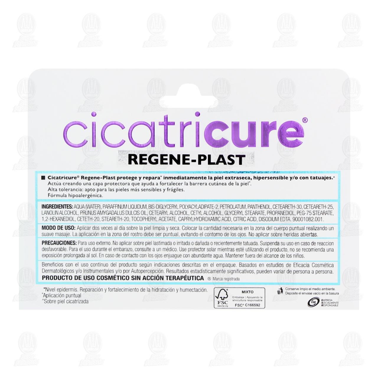 B&aacute;lsamo Humectante Cicatricure Regene-Plast para Cara y Cuerpo, 30 gr. image number 2
