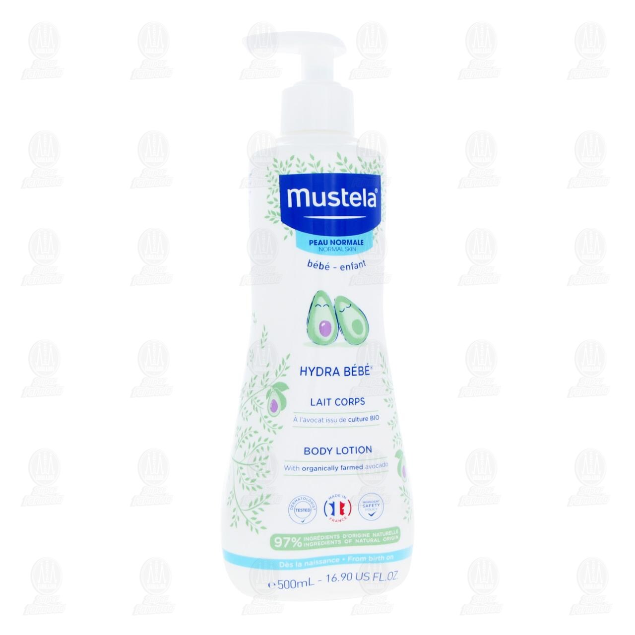Loción Corporal Mustela Hydra Bébé para Piel Normal, 500 ml. de MUSTELA ...