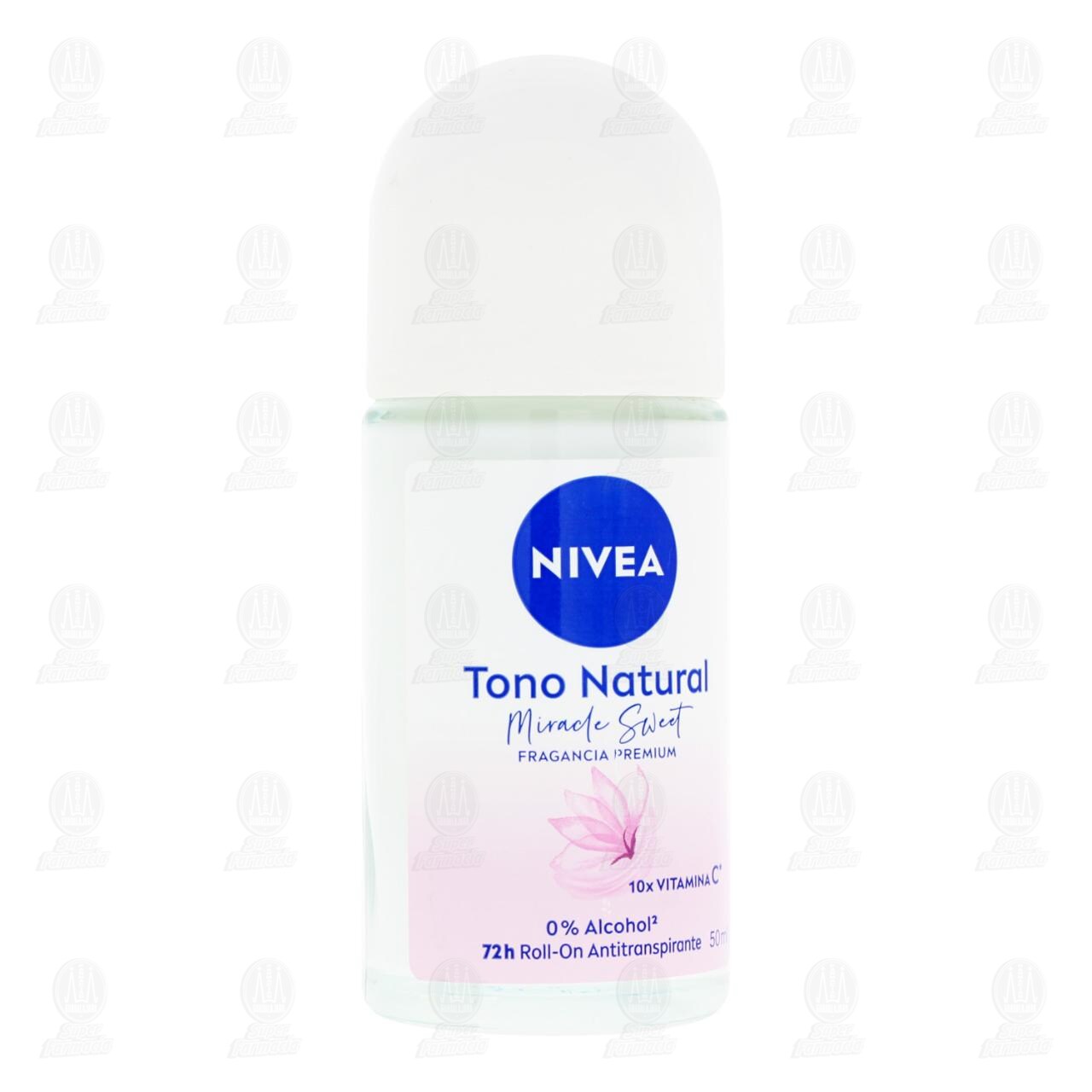 Antitranspirante Nivea Tono Natural Miracle Sweet en Roll-On, 50 ml. image number 0