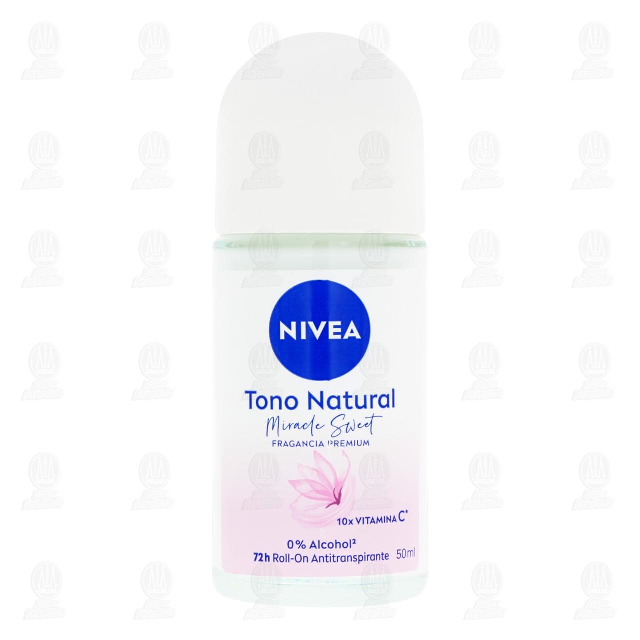 Antitranspirante Nivea Tono Natural Miracle Sweet en Roll-On, 50 ml. image number 1