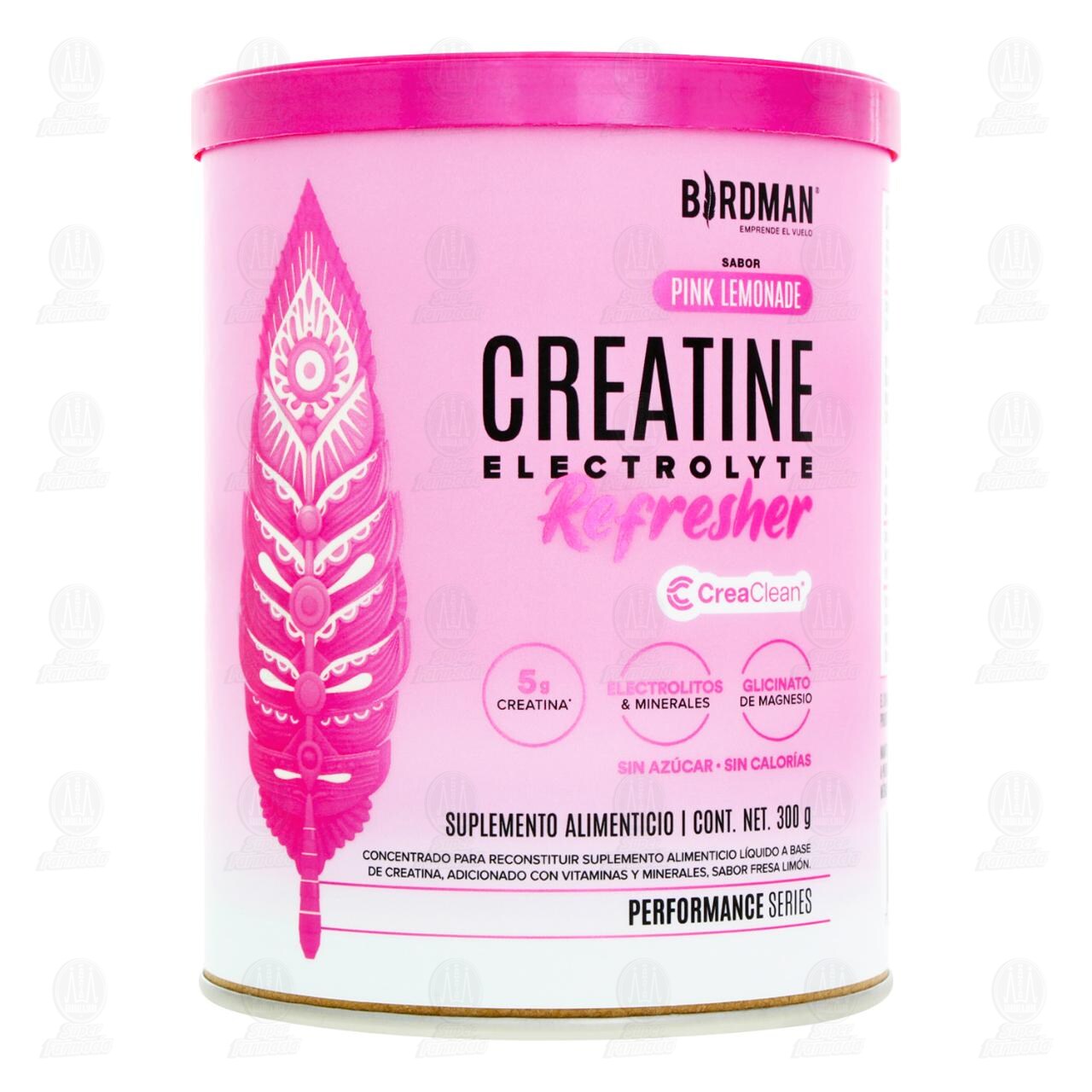 Birdman Creatine Electrolyte Refresher Sabor Pink Lemonade, 300 gr.