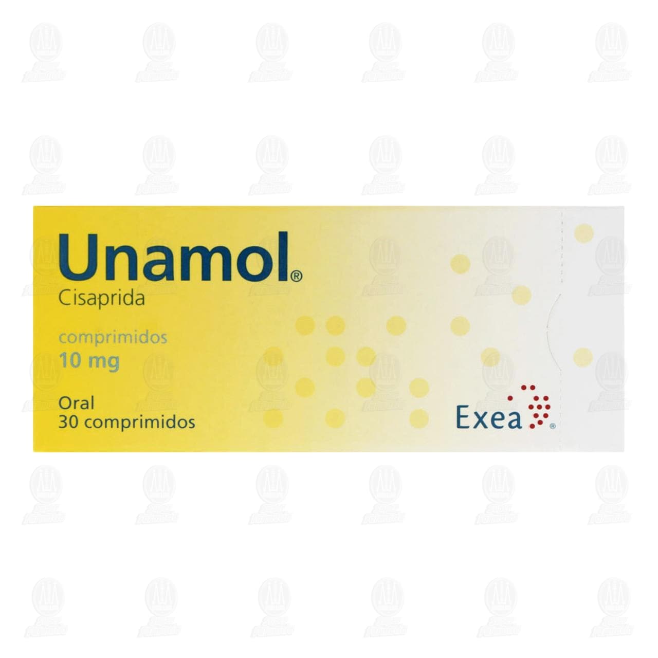Unamol 10 mg, 30 Comprimidos. image number 1
