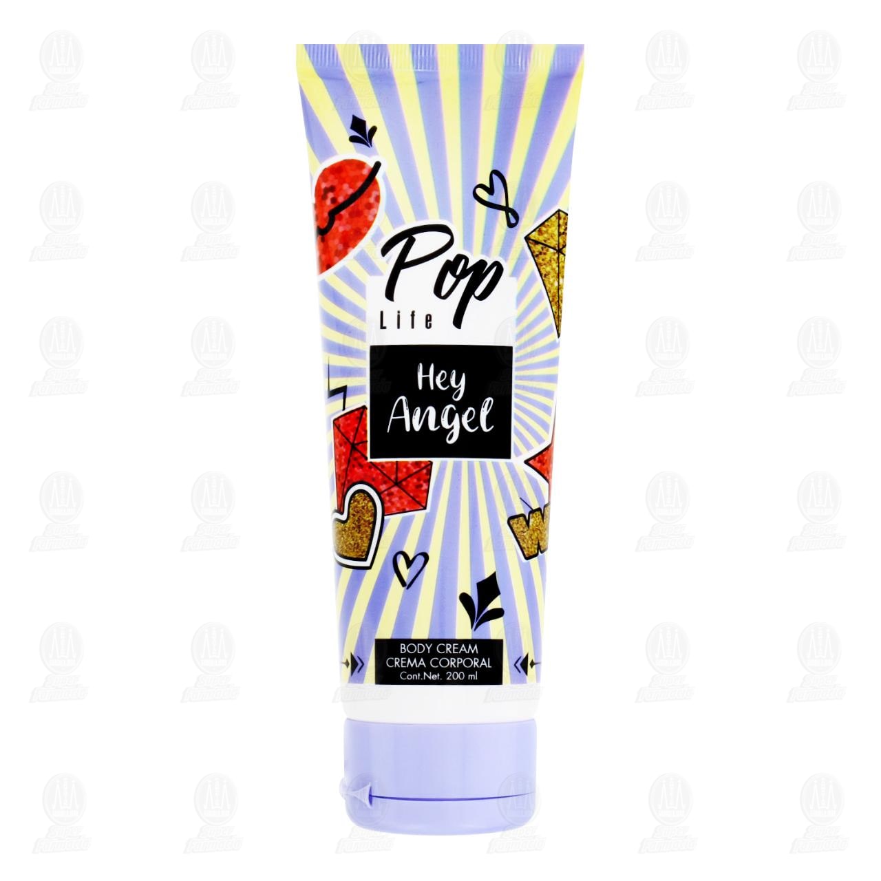 Crema Corporal Pop Life Hey Angel, 200 ml. image number 0