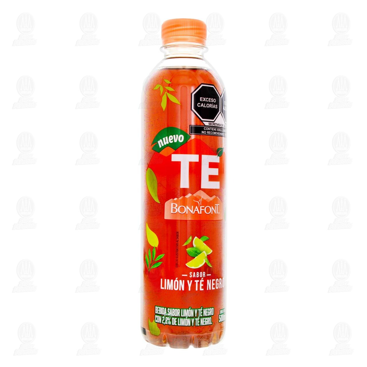 Té Bonafont Sabor Limón y Té Negro, 500 ml. image number 0