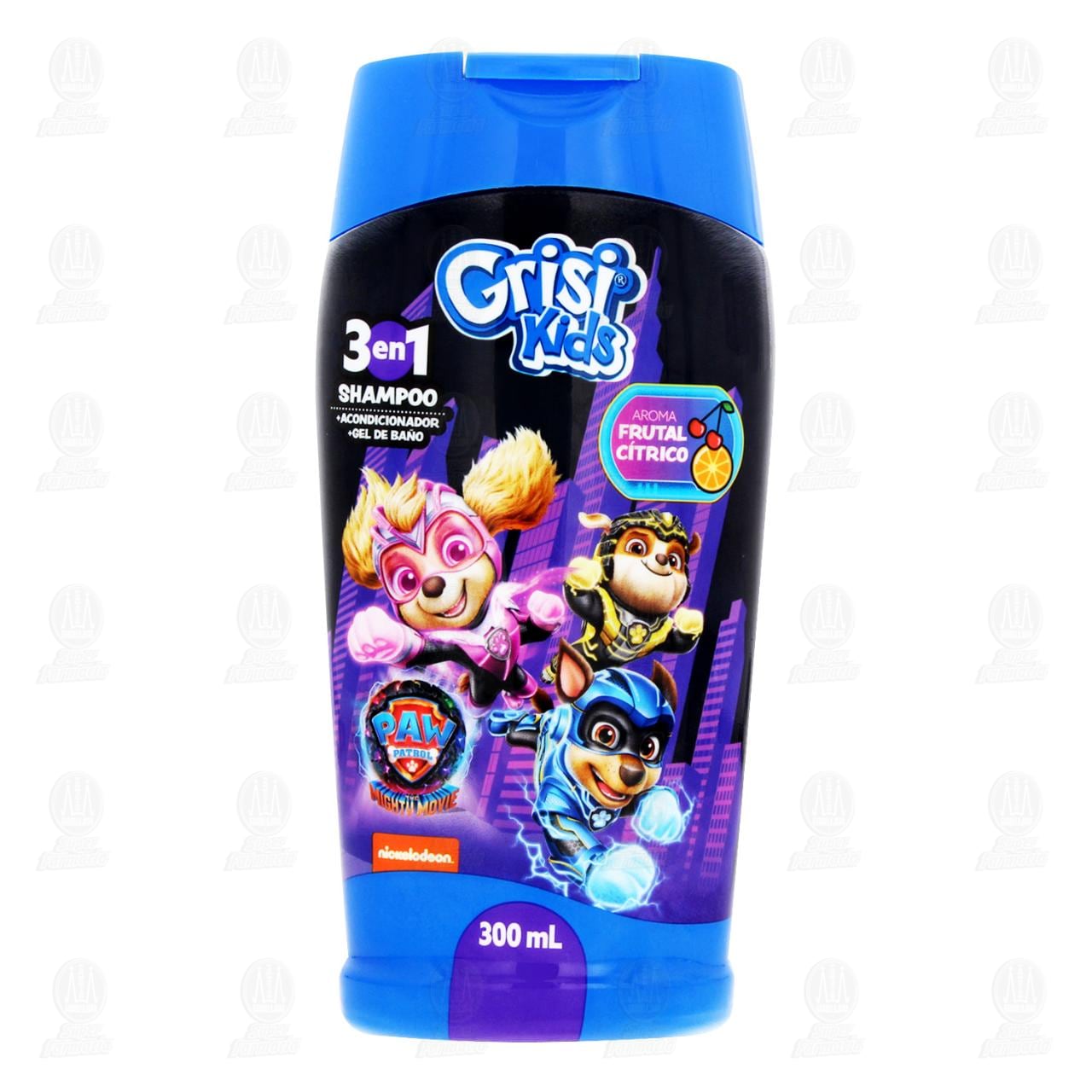Shampoo 3 en 1 Grisi Kids Paw Patrol Aroma Frutal C&iacute;trico, 300 ml. image number 1
