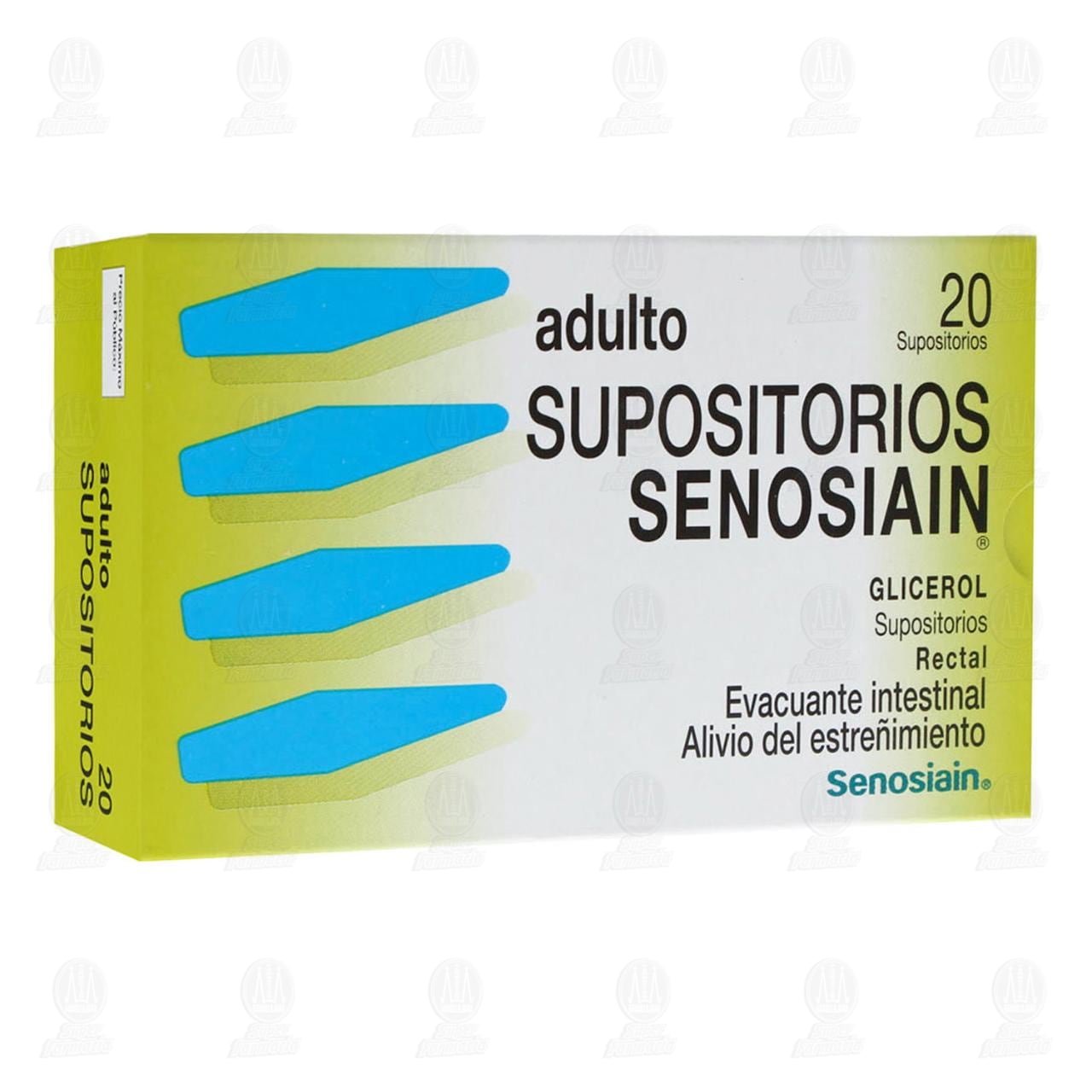 Supositorios Senosiain Adulto Caja con 20 Supositorios