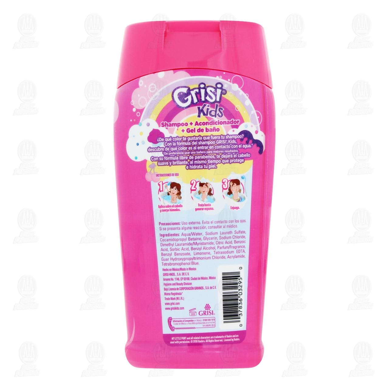 Shampoo 3 en 1 Grisi Kids My Little Pony Sweet On You, 300 ml. image number 2