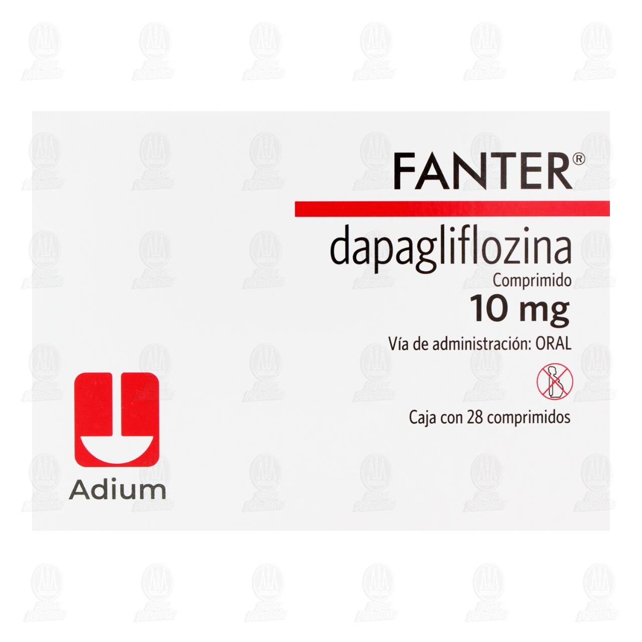 Fanter 10 mg, 28 Comprimidos. image number 1