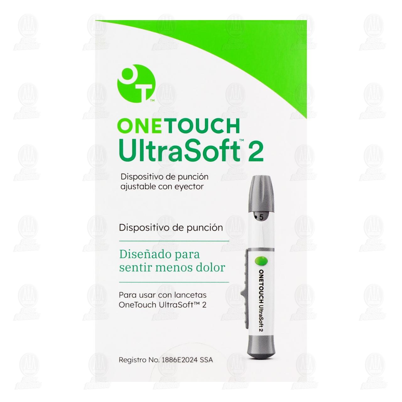 One Touch Dispositivo de Punción UltraSoft 2 con Eyector, 1 pz. image number 1