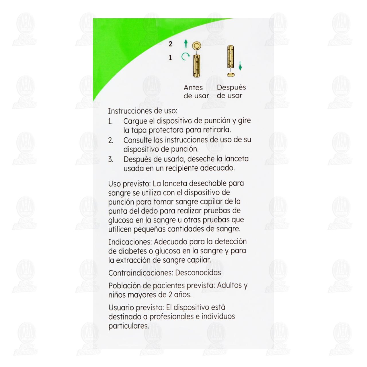 One Touch UltraSoft 2 Lancetas, 25 pzas. image number 2