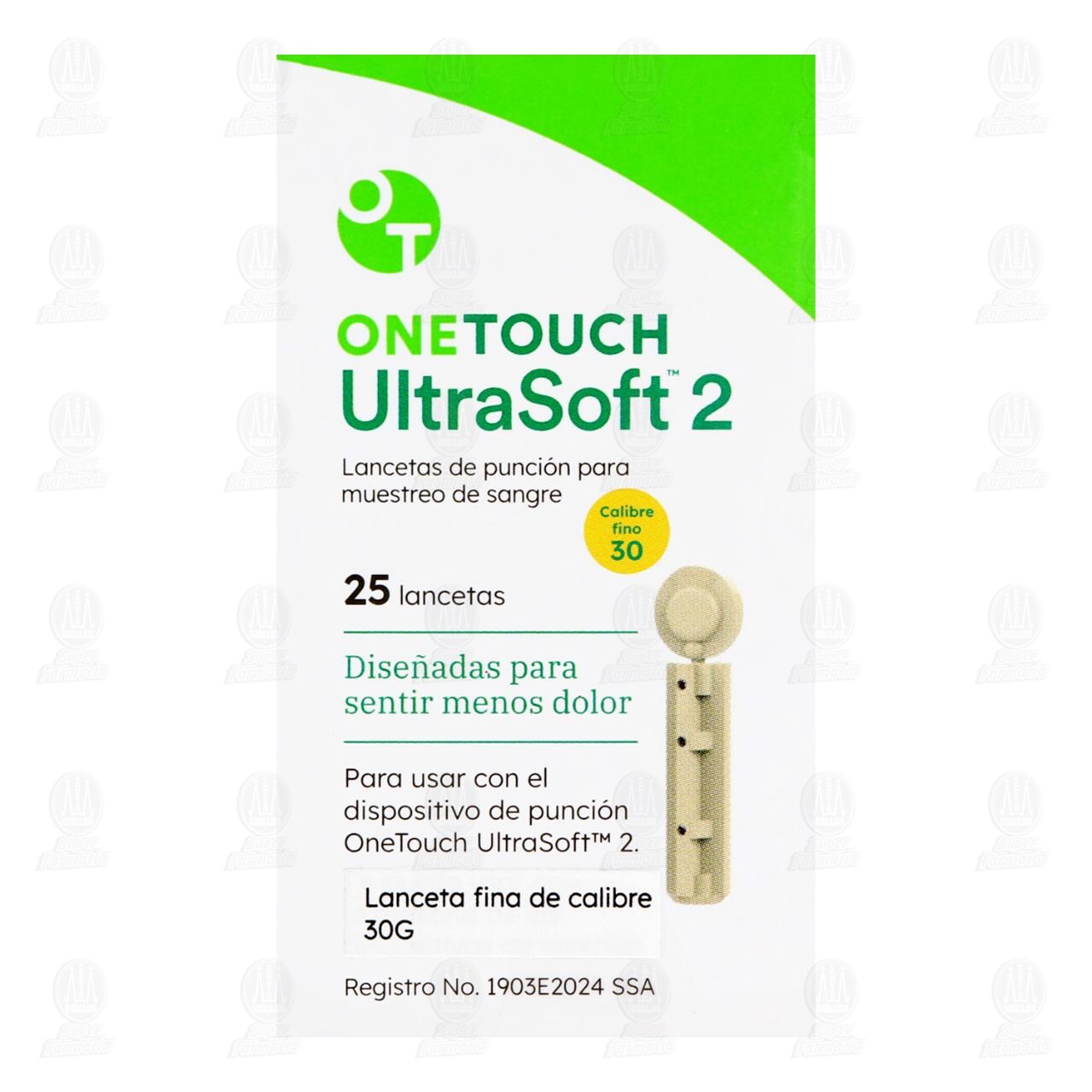 One Touch UltraSoft 2 Lancetas, 25 pzas. image number 1
