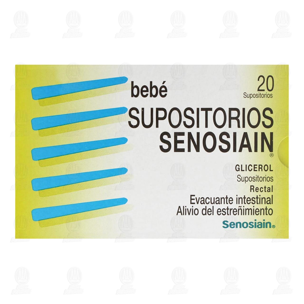 Senosiain Beb&eacute;, 20 Supositorios. image number 1
