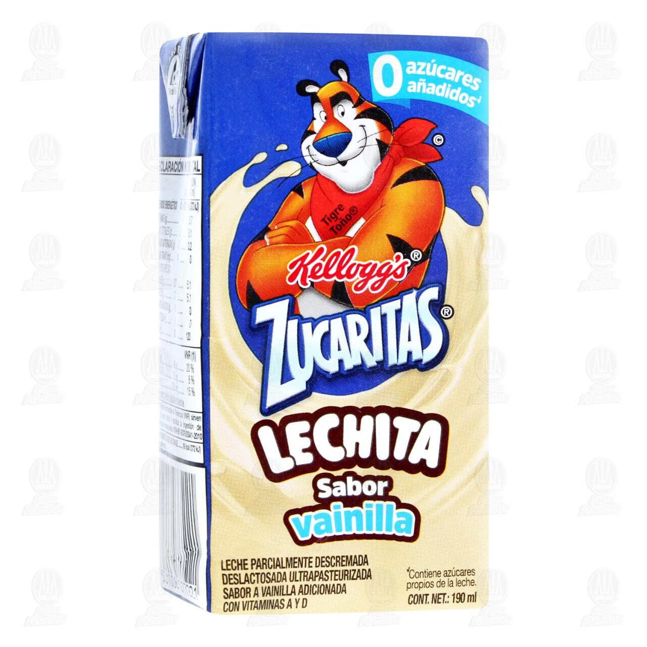 Lechita Kelloggs Zucaritas Sabor Vainilla, 190 ml. image number 0