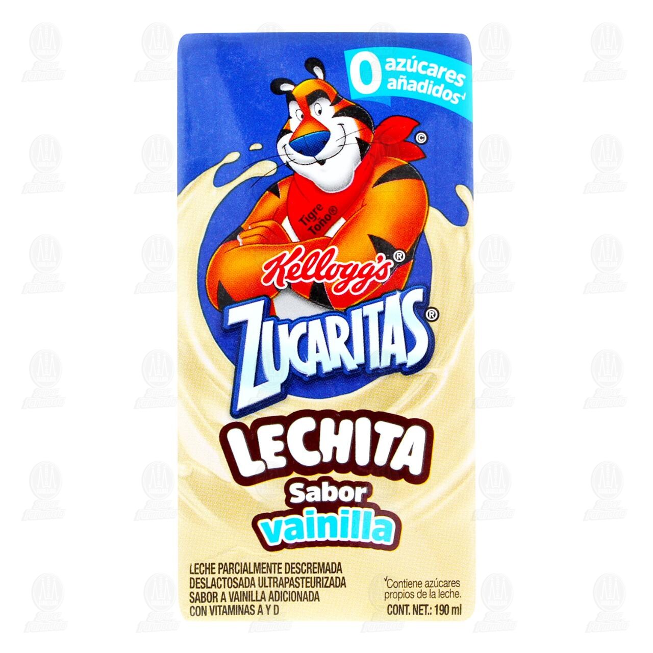 Lechita Kelloggs Zucaritas Sabor Vainilla, 190 ml. image number 1
