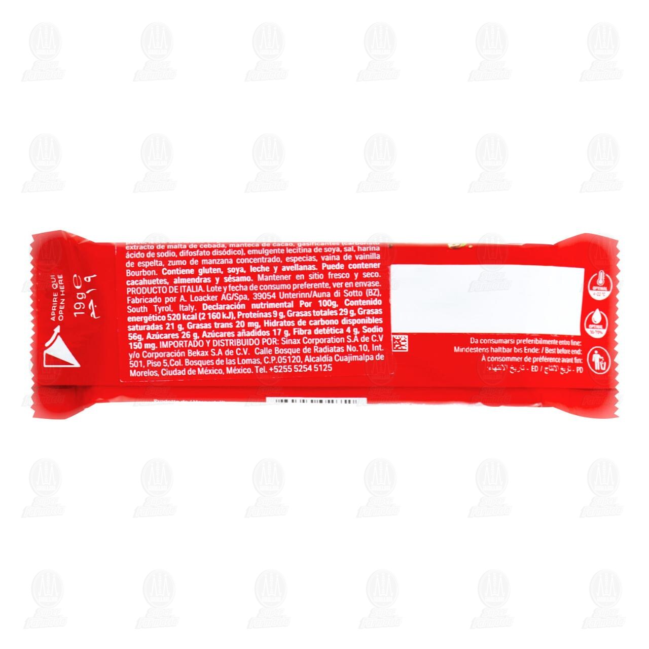 Galleta Loacker Break 3 con Crema de Avellanas, 19 gr. image number 1