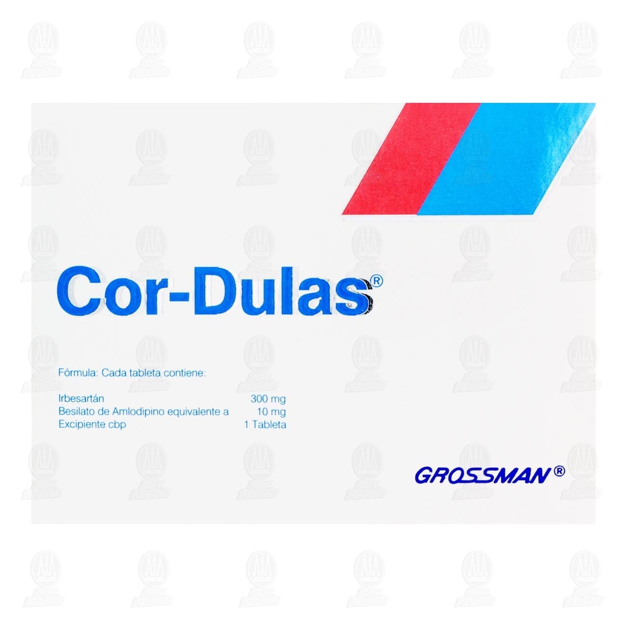 Cor-Dulas 300mg/10mg, 28 Tabletas. image number 2