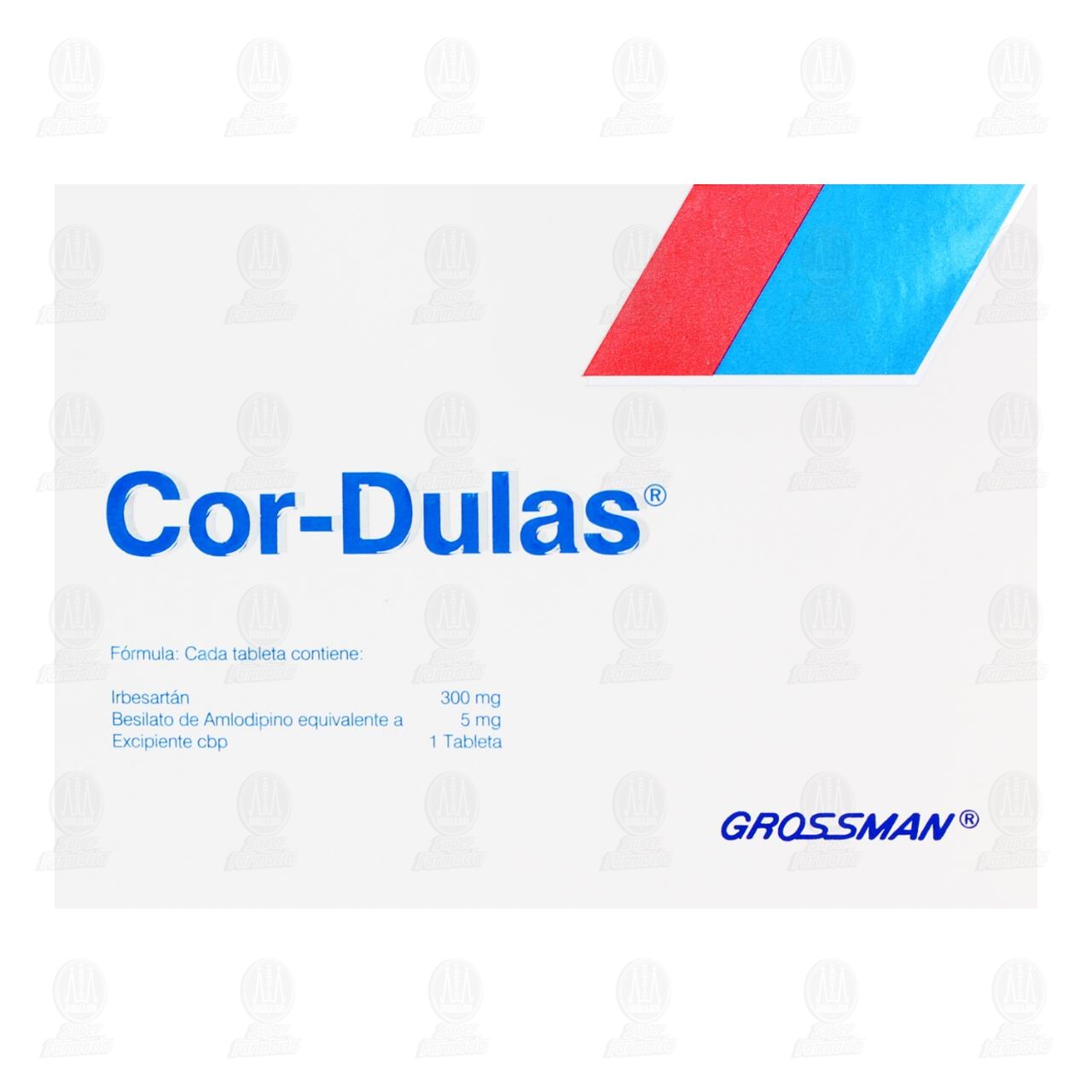 Cor-Dulas 300mg/5mg, 28 Tabletas. image number 2
