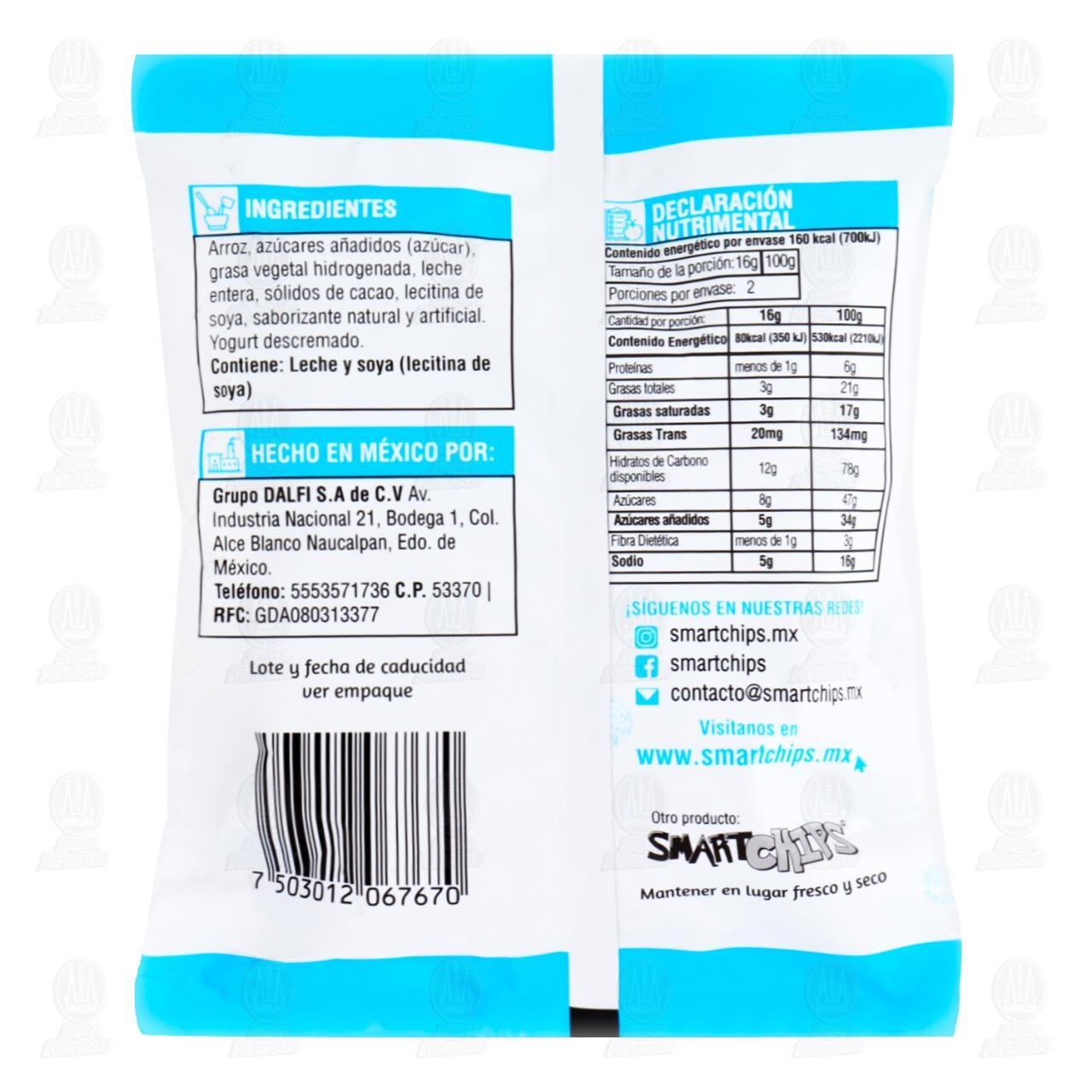 Galletas Smartcakes de Yogurt, 2 pzas con 32 gr. image number 1