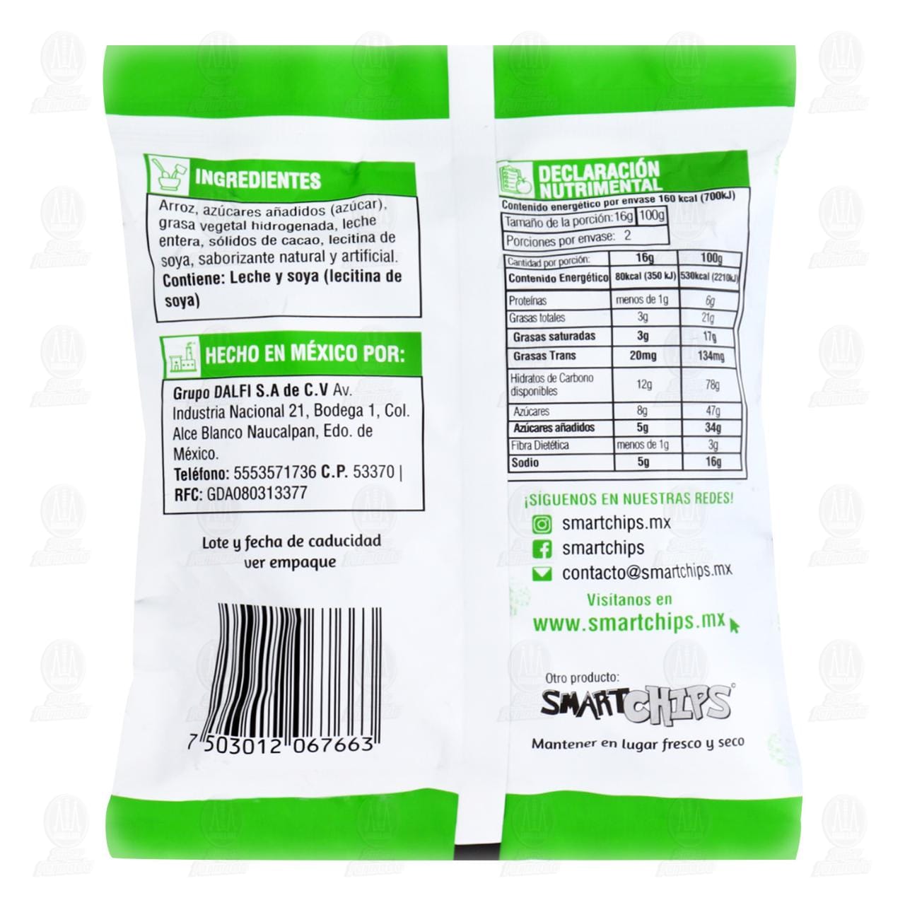 Galletas Smartcakes de Matcha Org&aacute;nica, 2 pzas con 32 gr. image number 1