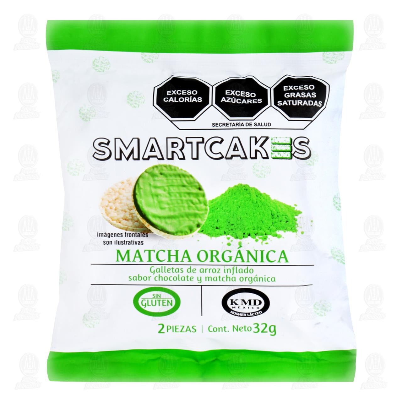 Galletas Smartcakes de Matcha Org&aacute;nica, 2 pzas con 32 gr. image number 0