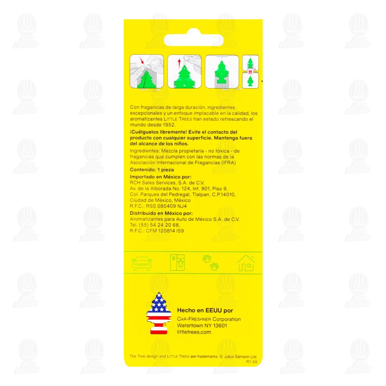 Aromatizante Little Trees Black Ice, 1 pz. image number 1