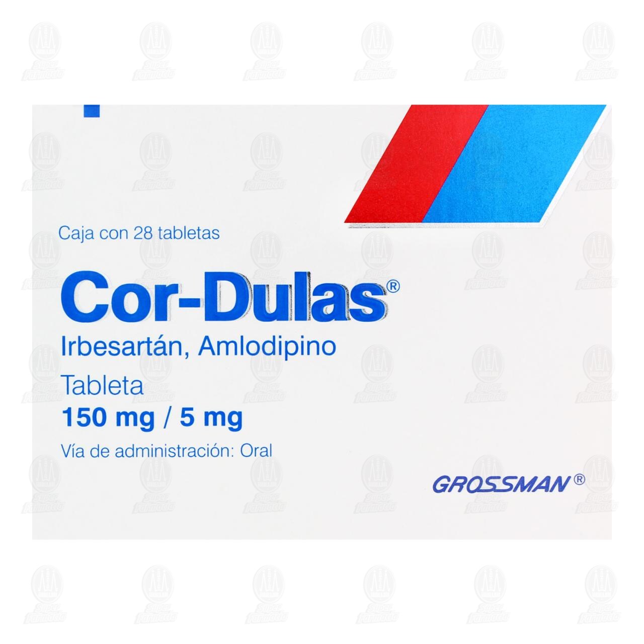Cor-Dulas 150mg/5mg, 28 Tabletas. image number 1